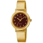 Casio LTP-1303D-1AVDF női karóra, fekete számlap, acél szíj, WR50, 30 mm