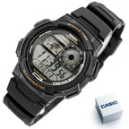 Casio AE-1000W-1AV férfi digitális karóra, világidő, WR100, fekete