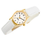 Casio LTP-1094Q-7B9 női karóra, fehér bőr szíj, arany tok, 24 mm, WR30