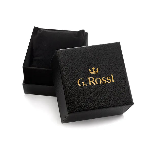 G. Rossi 11914A női karóra, barackszínű bőrszíj, arany tok, WR30