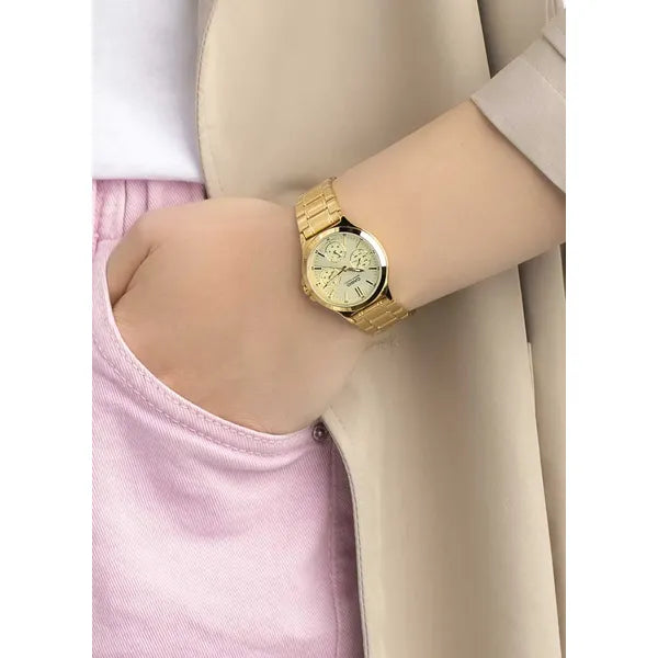 Casio LTP-V300G-9A női karóra, arany, 33 mm, WR30, kvarc + díszdoboz