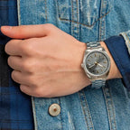 Casio férfi karóra MTP-1302D-1A2, acél szíj, fekete számlap, 38 mm, WR50