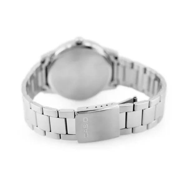 Casio MTP-1303D-7B férfi karóra, 40 mm, fehér számlap, acél, WR50, kvarc