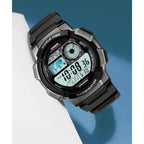 Casio AE-1000W-1BV férfi digitális karóra, világidő, WR100, fekete, doboz