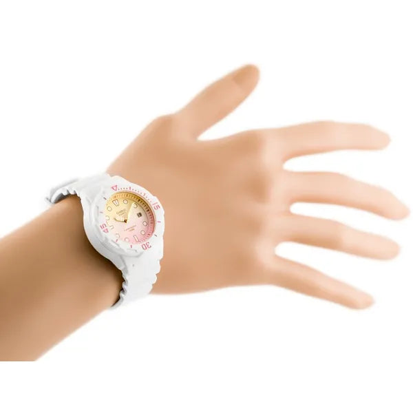 Casio LRW-200H női kvarc karóra, 33 mm, WR100, fehér, dátum