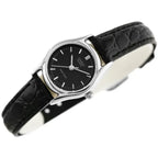Casio LTP-1094E-1ARDF női karóra, fekete számlap, bőrszíj, WR30 + díszdoboz