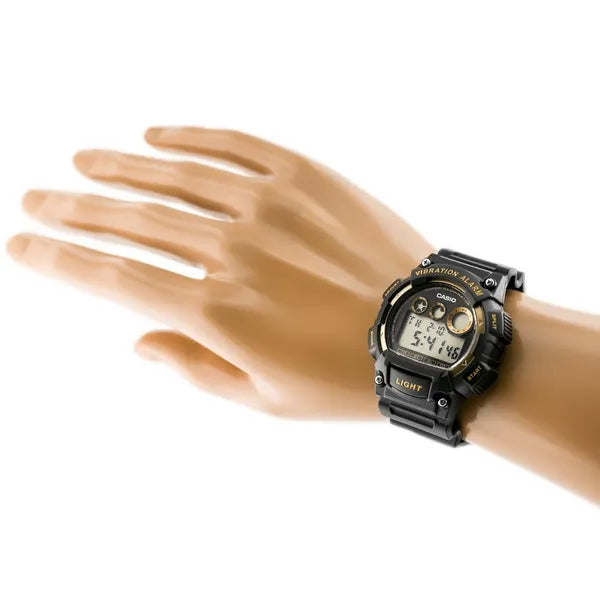 Casio W-735H-1A2V férfi digitális óra, Super Illuminator, WR100, fekete